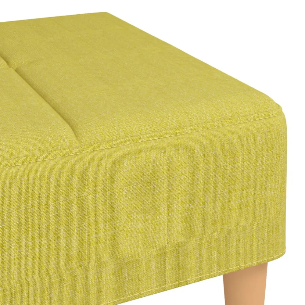 Poggiapiedi Verde 78x56x32 cm Tessuto
